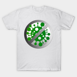 Stop coronavirus (light background) T-Shirt